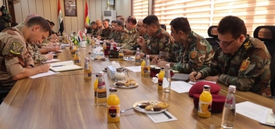 وزارة البيشمركة تعقد اجتماعاً موسعاً بحضور مستشارين من التحالف الدولي