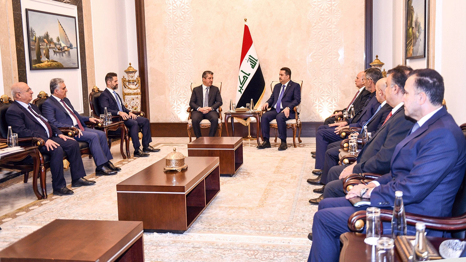 Ofîsa Serokwezîrê Iraqê naveroka civîna şanda Herêma Kurdistanê û Sûdanî aşkere dike