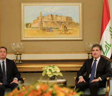 سه‌رۆكى هه‌رێمى كوردستان له‌گه‌ڵ باڵيۆزى فه‌ره‌نسا كۆبووه‌وه‌