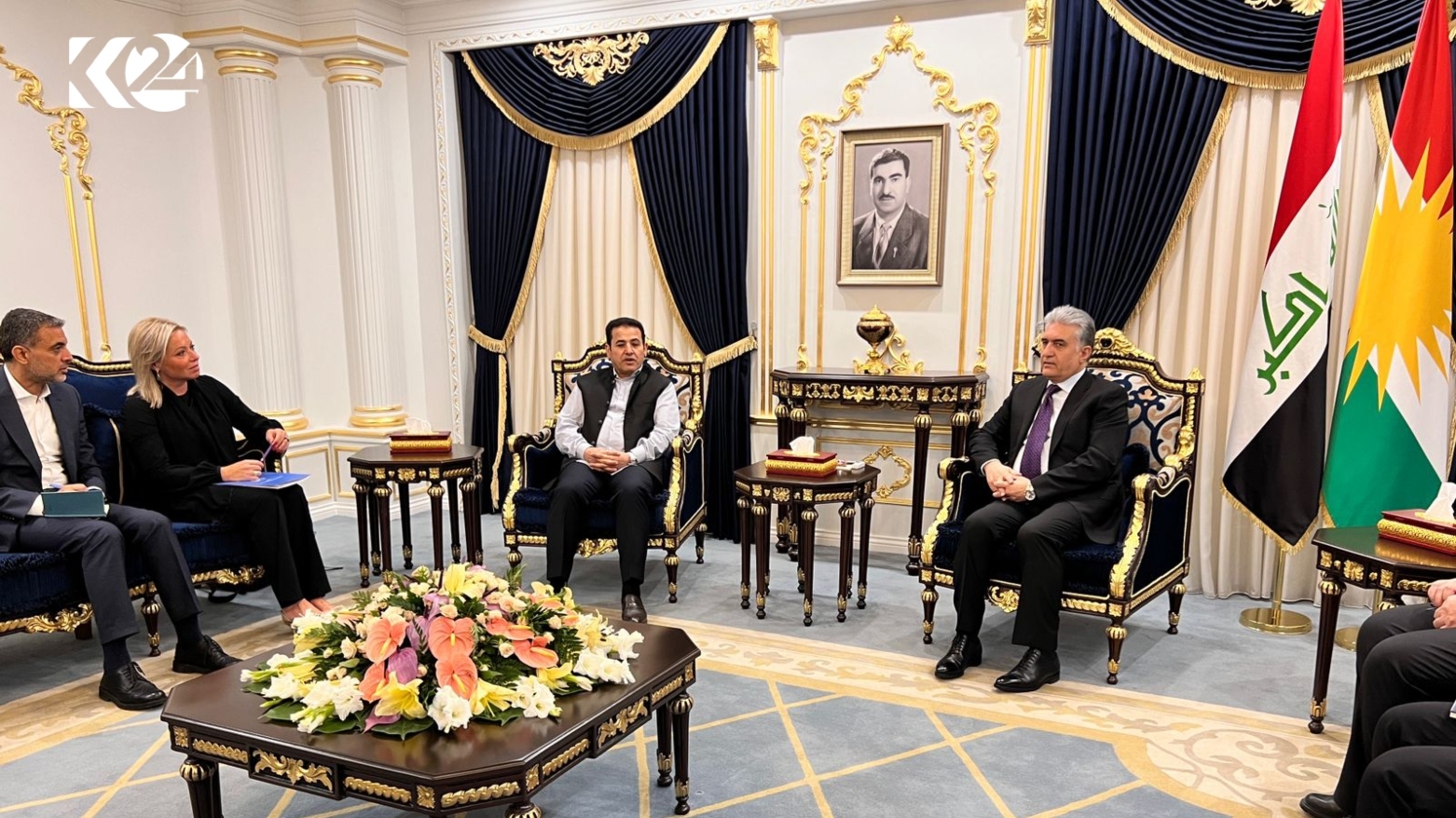 Rêber Ehmed, Qasim Arecî û Jeanine Plasschaert li ser çend mijarên ewlehiyê dicivin