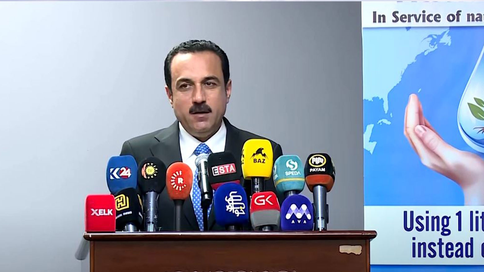 محافظ أربيل: منذ ثلاثة أعوام ونحن نواجه  مشاكل الجفاف والمياه في فصل الصيف