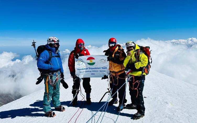 Çiyagerên Kurdistanê hilkişiyan bilindahiyên Qefqasyayê