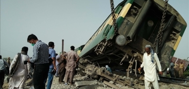 لە پێکدادانی دوو شەمەندەفەر لە پاکستان 20 کەس بریندار بوون