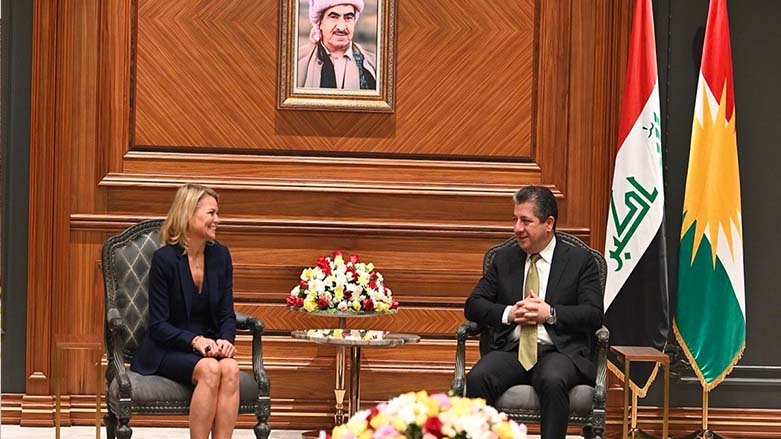 رئيس حكومة إقليم كوردستان يستقبل القنصل العام البريطاني لدى الاقليم