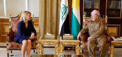 الرئيس بارزاني يستقبل القنصل العام البريطاني في اربيل