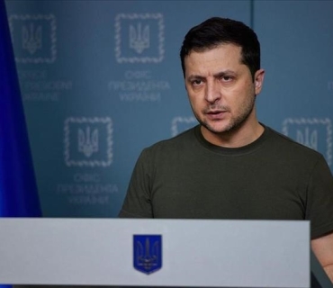 زێلێنسکی: تانکی ئەمریکیمان وەرگرت