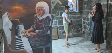 Wênesaza Kurd li Kela Zerzevanê pêşangehek vekir: Armanca min nîşandana mîtolojiya Kurdan e