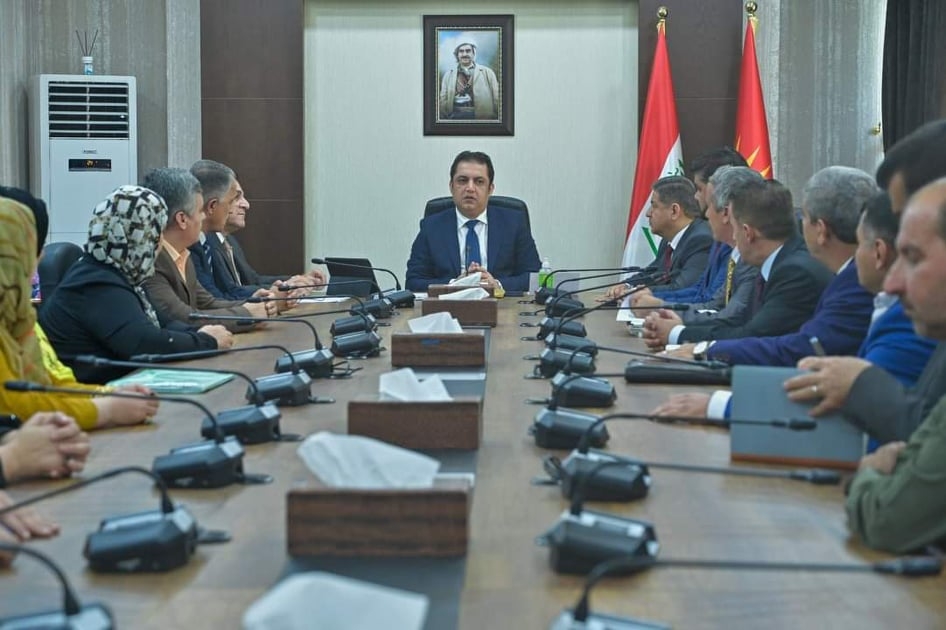 وەزیری پەروەردە لەگەڵ بەرێوەبەری قوتابخانە تورکمانییەکان کۆبووەوە