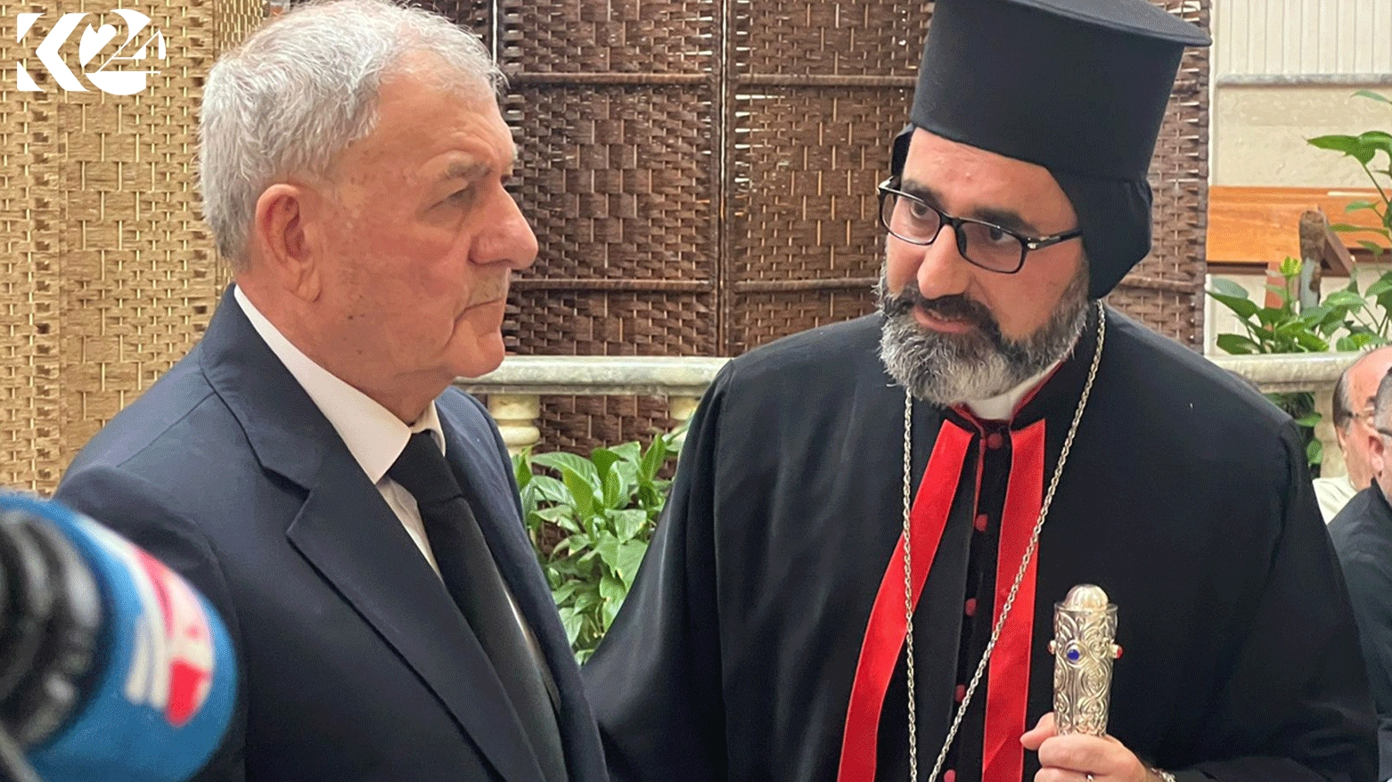 Serokomarê Iraqê serdana Hemdaniyê dike