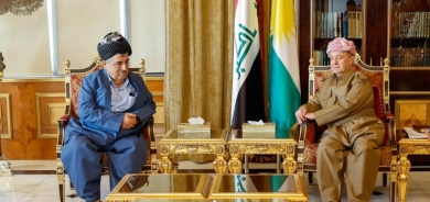 President Masoud Barzani Meets President of Kurdistan Democratic Socialist Party, Mohammed Haji Mahmoud
