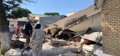 بەهۆی داڕمانی سەقفی کڵێسایەک 9 کەس گیانیان لەدەستدا