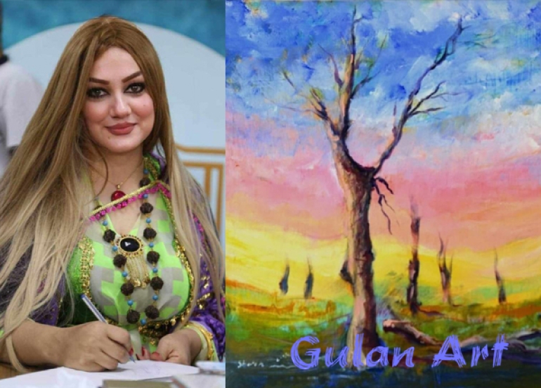 شادان عەلی: شێوەكاری و شیعرم لە بەرهەمێكدا كۆ كردووەتەوە