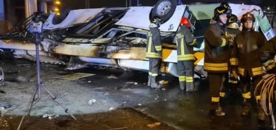 Otobûs ji pirê ket: 21 mirî, 12 birîndar