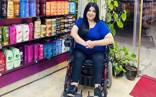 نیان عەبدوڵڵا:  سەركەوتن پێویستی بە ئیرادەیەكی بەهێزە، نەك جەستەیەكی ساغ