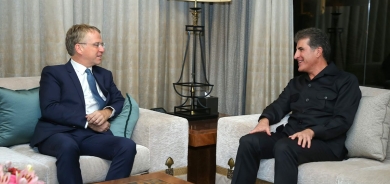 نيجيرفان بارزاني يبحث الزيارة المرتقبة لماكرون إلى العراق مع مسؤول في الإليزيه