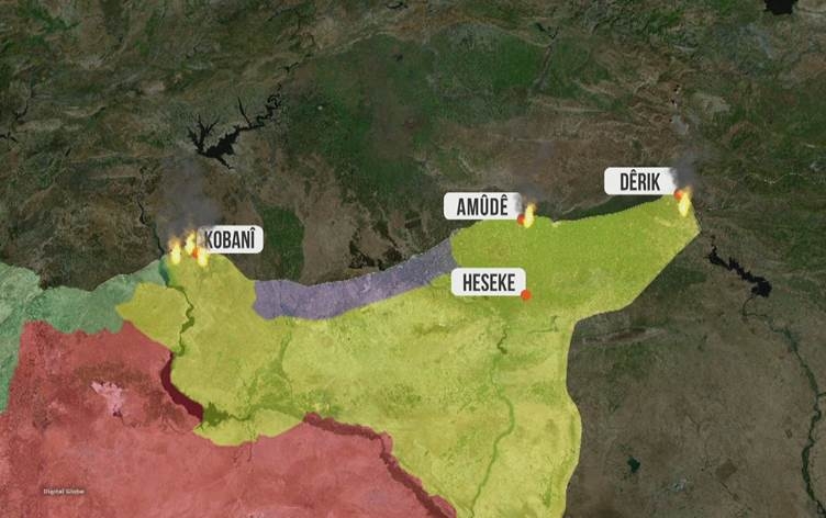 HSDyê bilançoya roja duyemîn a êrişên Tirkiyeyê ragihand