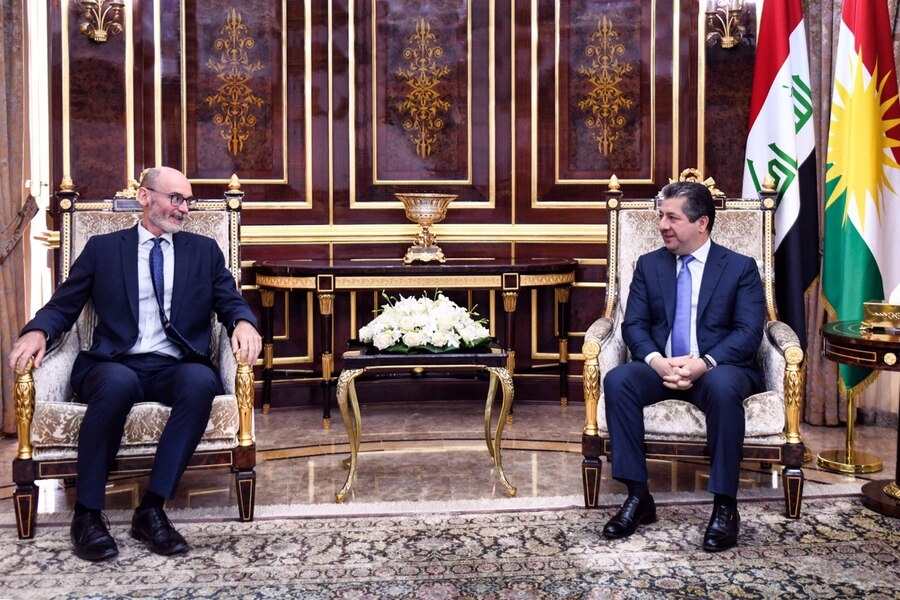 Serokwezîrê Kurdistanê û balyozê Brîtanyayê civiyan