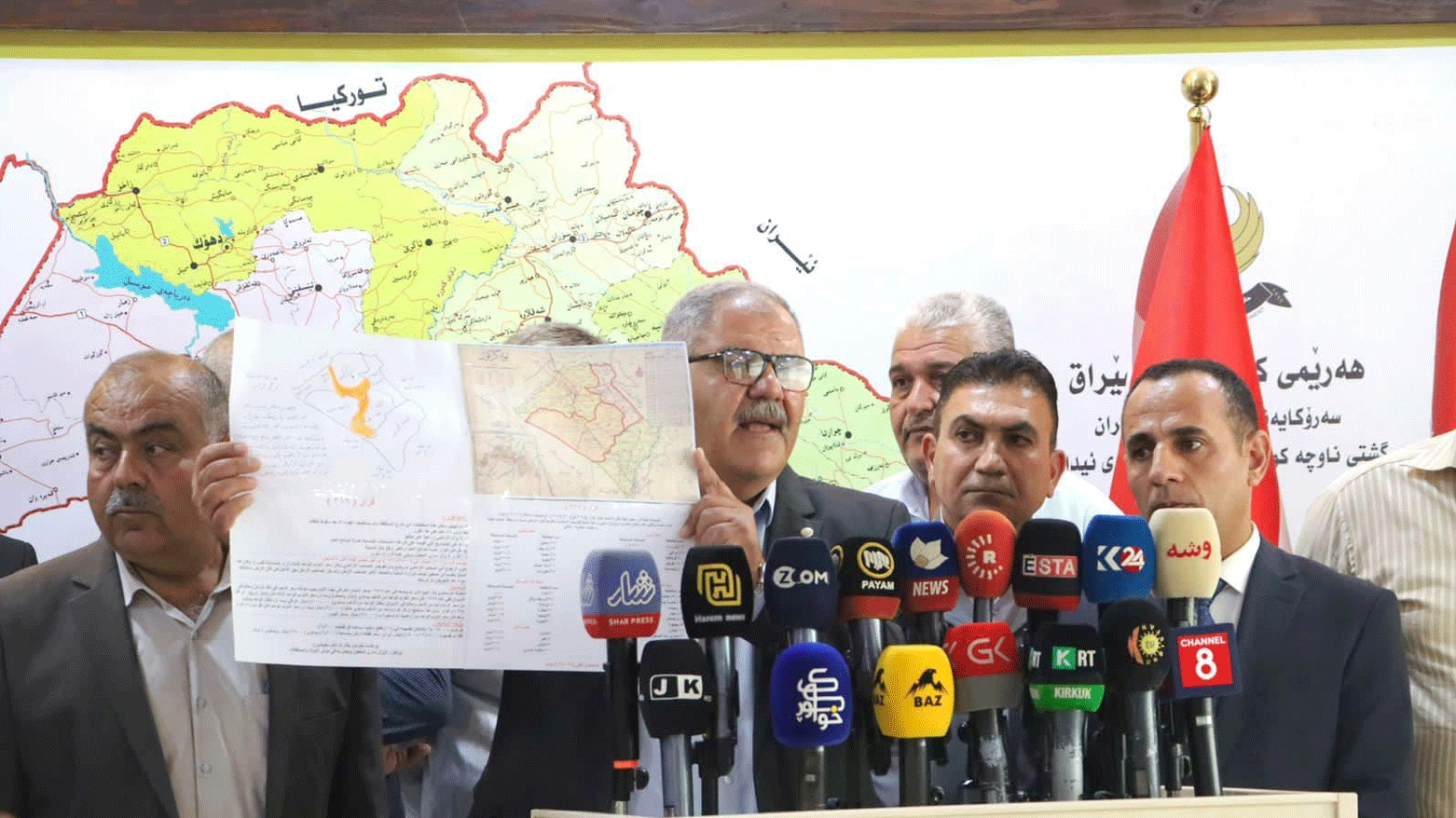 Cotkarên Topzawayê: Desthilatdarên Kerkûkê alîkariya kesên dixwazin axa me dagîr bikin dikin