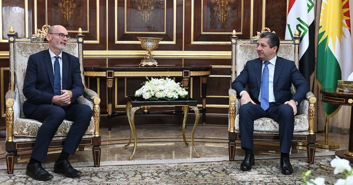 KRG Prime Minister Receives the British Ambassador to Iraq