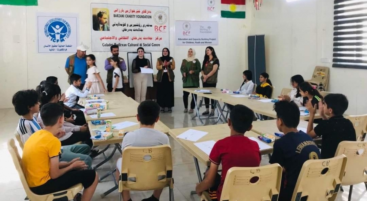 Barzani Charity Foundation and Stirling Foundation Collaborate to Provide English Language Course for IDPs in Akre