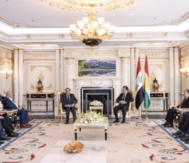 مەسرور بارزانی پێشوازیی لە ژمارەیەک له‌ ڕاوێژکارانى سەرۆکایەتیی ئەنجوومەنی وەزیرانی عێراق کرد