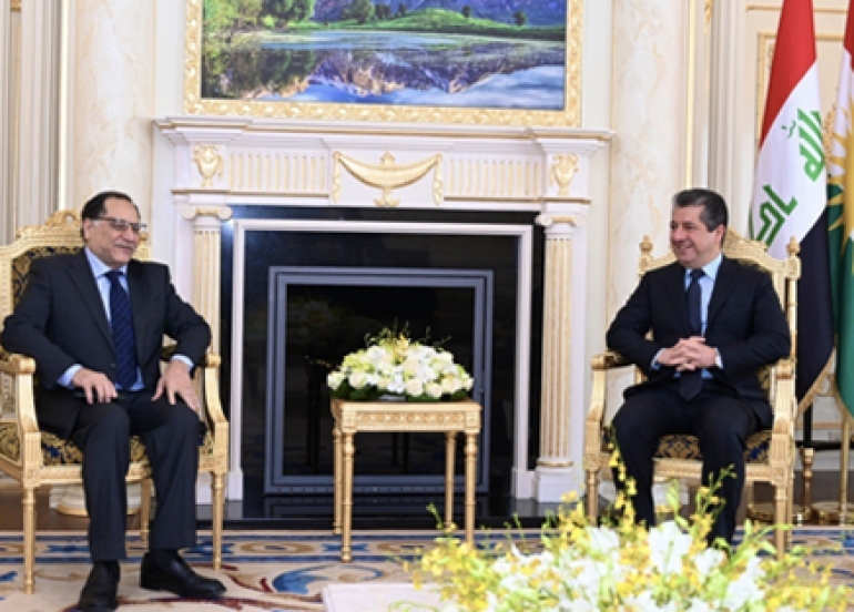 مەسرور بارزانی پێشوازیی لە ژمارەیەک له‌ ڕاوێژکارانى سەرۆکایەتیی ئەنجوومەنی وەزیرانی عێراق کرد