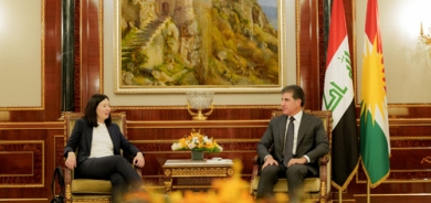 سەرۆك نێچیرڤان بارزانی لەگەڵ شاندێكی ئەمەریكی كۆبووه‌وه‌