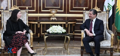 Serokwezîr Mesrûr Barzanî pêşwaziya Cîgira Arîkarê Wezîrê Derve yê Amerîkayê dike