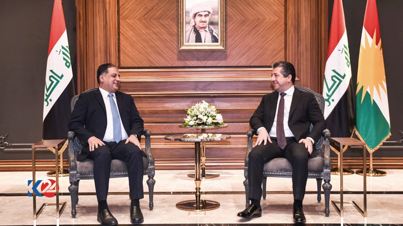 رئيس حكومة إقليم كوردستان يستقبل وزير الشباب والرياضة العراقي