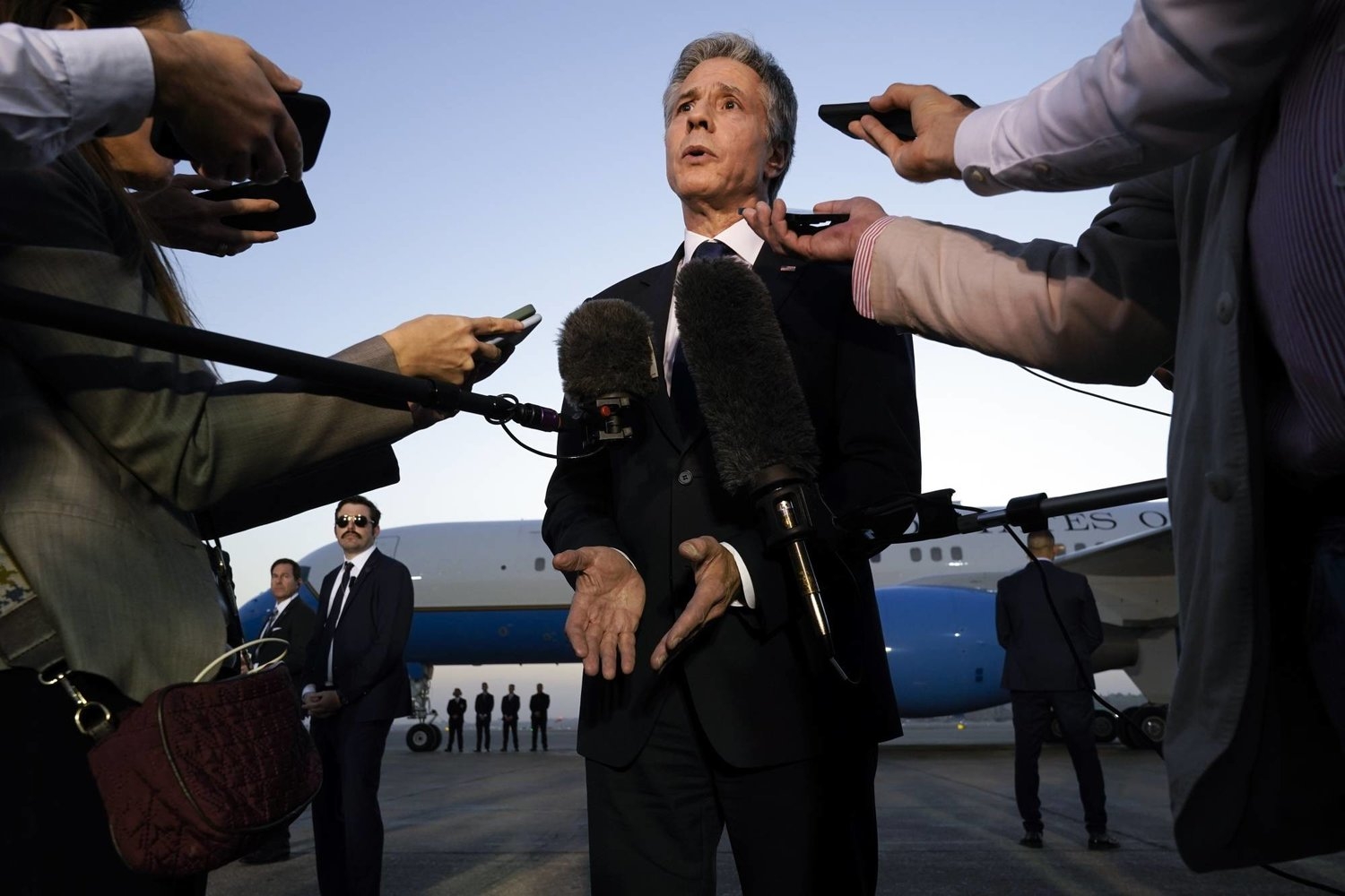 بلينكن: فكرة طرد الفلسطينيين من غزة «محكومة بالفشل»