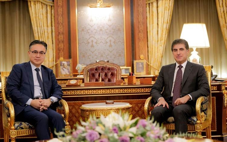 Nêçîrvan Barzanî û Balyozê Japonyayê pêwendiyên aborî gotûbêj kirin