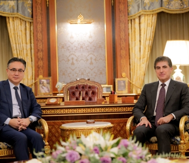 ســـه‌رۆكــى هــه‌رێــمـــى كـــوردستان پێشوازى له‌ باڵيۆزى ژاپۆن كرد