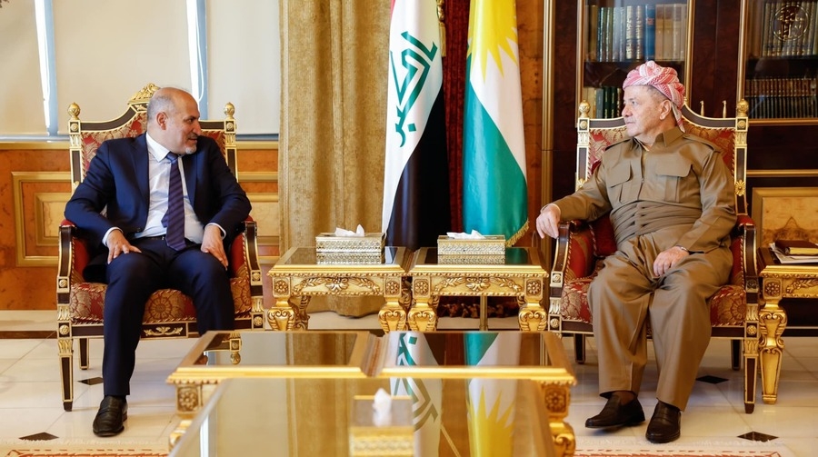 Serok Barzanî li gel Serokê tevgera Xede civiya