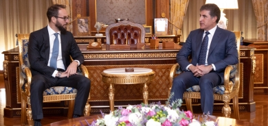 سه‌رۆكى هه‌رێمى كوردستان پێشوازى له‌ كونسولى ئه‌مه‌ريكا كرد