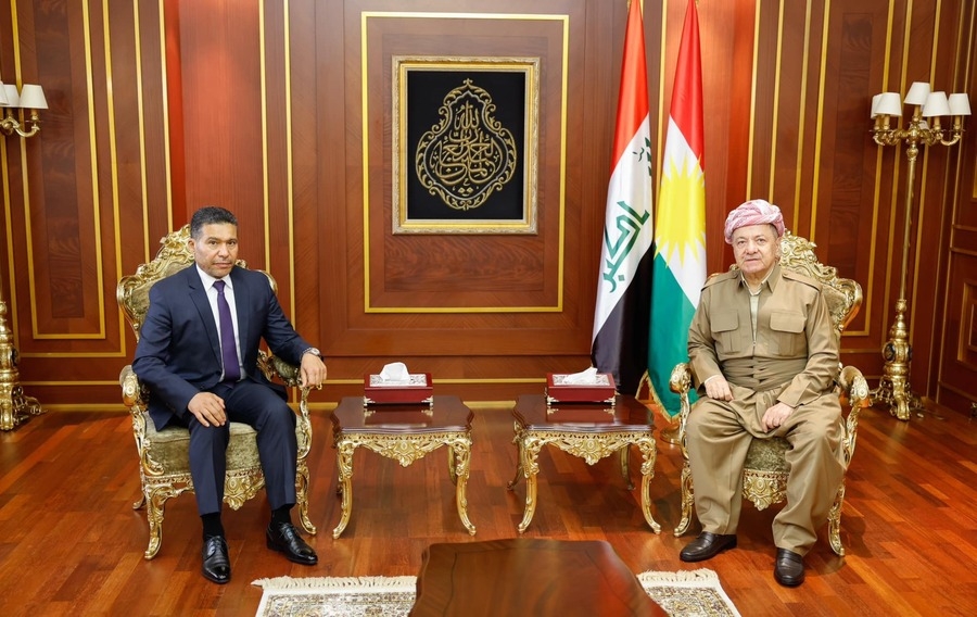 Serok Barzanî li gel Cemal Elzarî civiya