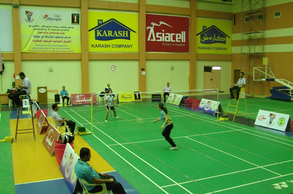 هەولێر باوەشی بۆ پاڵەوانێتی بادمنتۆنی ووڵاتانی ڕۆژئاوایی ئاسیا كردەوە