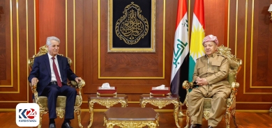 Serok Barzanî pêşwazî li Desteya Serokatiya ENKSê kir