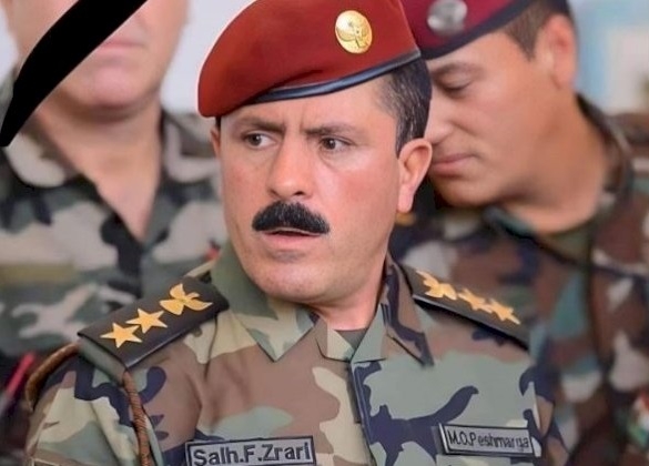 Fermandarê hêzên pêşmerge şehîd bû