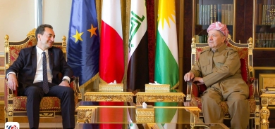 Serok Barzanî û Balyozê Fransa li Iraqê rewşa siyasî û rûdanên li navçeyê gotûbêj dikin 