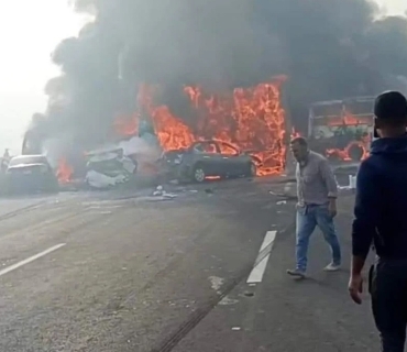 گیانلەدەستدانی ٣٥ هاووڵاتی میسری لە ڕووداوێکی هاتوچۆدا