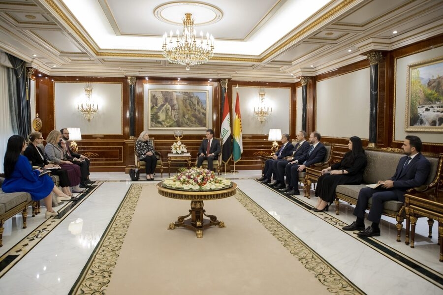 Serokê herêmê û balyoza Amerîkayê civiyan