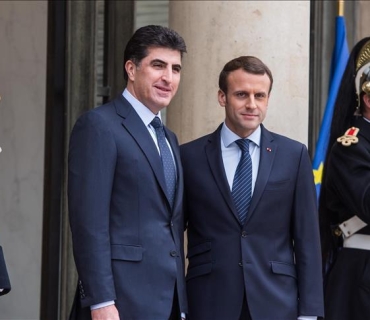 نێچیرڤان بارزانی، سەرۆکی هەرێمی کوردستان بە سەردانێکی فەرمی گەیشتە پاریسی پایتەختی فەرەنسا