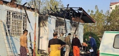 بەهۆی ئاگر كەوتنەوە لە کەمپێك ٣٢ کەس گیانیان لەدەستدا