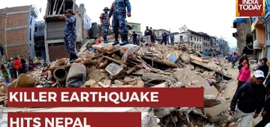 Erdhejeke bihêz Nepal hejand