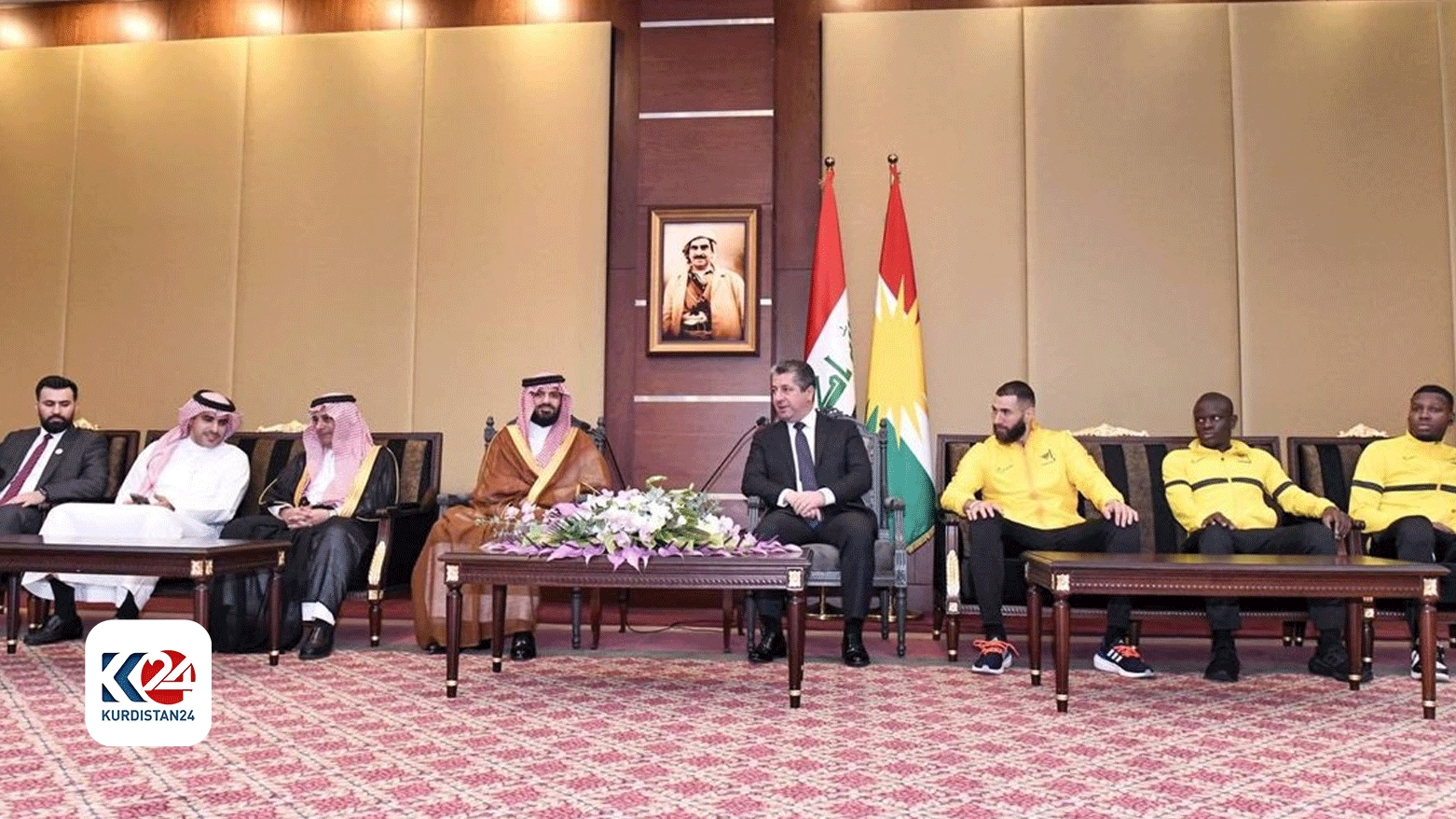 Serokê Hikûmeta Herêma Kurdistanê pêşwaziya Yaneya Itîhadê ya Siûdî dike