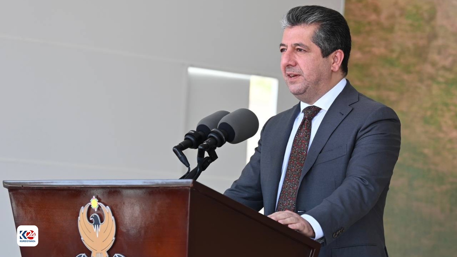 Mesrûr Barzanî kevirê bingehîn ê navenda dermankirina penceşêrê ya bi tîşkê li Dihokê datîne\