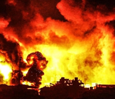 بەردەوامی بۆردومانی شەوانە بۆ سەر غەززە لەلایەن فڕۆکه جه نگییه کانی ئیسرائیلەوە