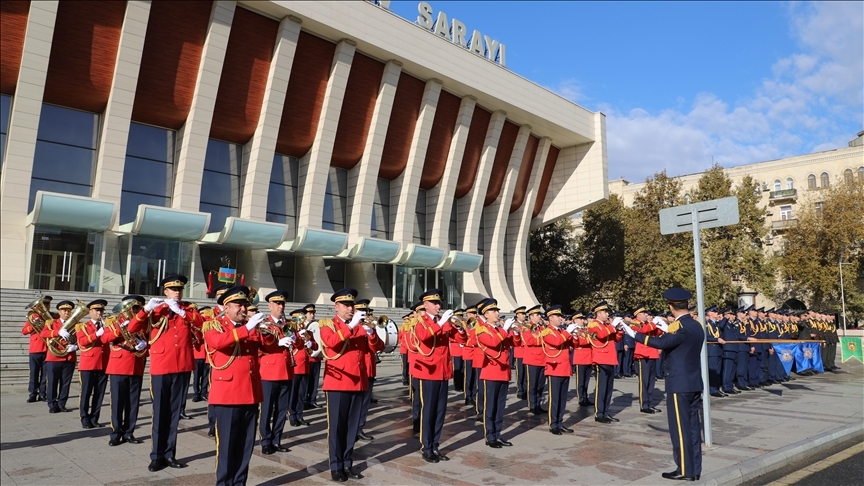 سازدانی ڕێوڕەسمێک بۆ یادی سێهەمین ساڵیادی سەرکەوتنی قەرەباخ لە ئازەربایجان