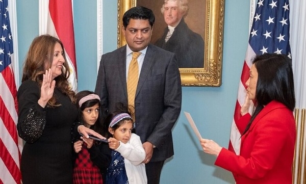 Jineke Kurd bû balyoza Amerîkayê li Misirê