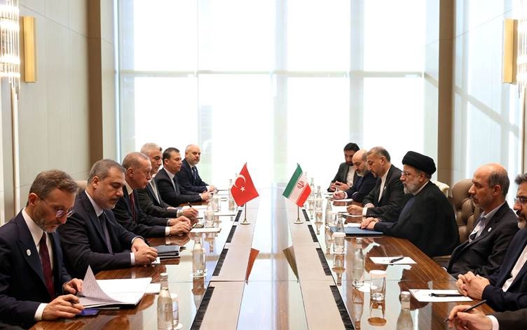 Erdogan û Reîsî civiyan: Mijar şerê Hemas û Îsraîlê ye